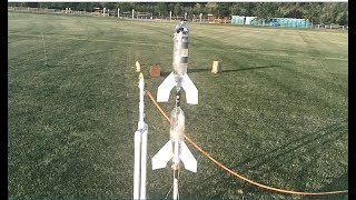 TwoStage Water Bottle Rocket Launch [upl. by Nho]