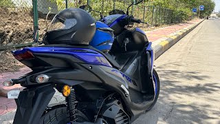 Yamaha Aerox 155  My Honest Review  155 cc Engine  First Ride Experience  yt youtube [upl. by Cung]