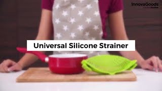 InnovaGoods Kitchen Foodies Silicone Strainer [upl. by Adnohrahs]