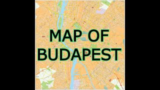 MAP OF BUDAPEST HUNGARY [upl. by Neibaf]