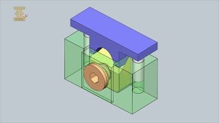 ScrewWedge Table Feed Mechanism [upl. by Tanner]