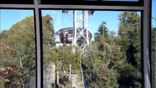 Koblenz Seilbahn übern Rhein  mit Glasbodenblick [upl. by Viva]