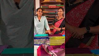 Athamma saree selection   swapnavaitla youtubeshorts athamma MissammaHandlooms [upl. by Skill]