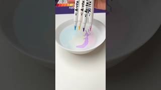 Painting Hacks with Acrylic Markers shorts painting art [upl. by Atinuaj]