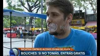 Si no tomás entrás gratis al boliche qué piensa la gente  Telefe Noticias [upl. by Waddington968]