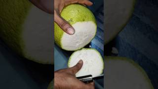 Cutting the pomelo pummelo jambura jambura fruit pomelo jambura fruitcutting fruit fruits [upl. by Yehtomit]