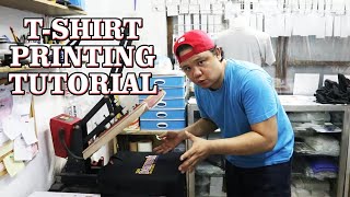 T Shirt Printing Tutorial [upl. by Quirk643]