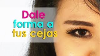 Como depilarse las cejas Darle forma a tus cejas  Perfect Eyebrows [upl. by Olivann]