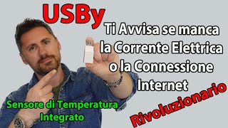 USBy Ti Avvisa se manca la Corrente Elettrica o la Connessione Internet [upl. by Hannavas112]