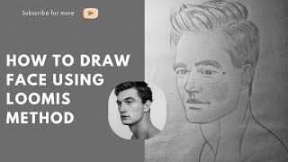 How To Draw Men Face Step By Step  Loomis Method [upl. by Salema14]