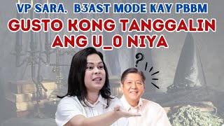 VP SARA B3ĀST MODE KAY PBBM quotGUSTO KONG TANGGALIN ANG U0 NIYAquot [upl. by Katey505]