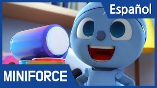 Español Latino MINIFORCE Capítulo 16  LA PELEA CON EL MECHAMON ASPIRADORA [upl. by Shulins]