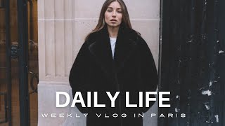 Weekly Vlog in Paris  Come to a photoshoot with me Adanola try on and I give myself a glow up [upl. by Kcirdez]