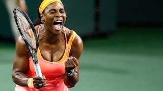 Serena Williams vs Monica Niculescu Highlights  Indian Wells 2015 [upl. by Persas]