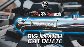 RPM Big Mouth Cat Delete  2022 Can Am Maverick X3 DS Turbo [upl. by Jovi882]