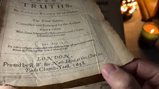 Incredibly Old Book from 1658  Science History Myth Folklore  ASMR Softspoken [upl. by Aliled]