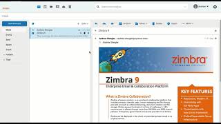 Zimbra 9s Modern UI Updates [upl. by Cazzie]