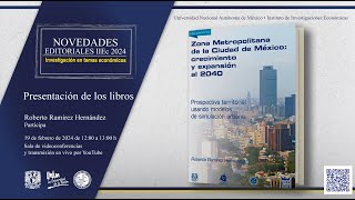 Presentación de los libros sobre la Zona Metropolitana de la CdMx [upl. by Tadeas523]