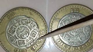 Esta Moneda No es Error Ni Variedad 10 Pesos Año 2002 Falsa LioAlch20 [upl. by Lindie]