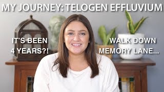 MY TELOGEN EFFLUVIUM JOURNEY IN PHASES  HAIR UPDATE  LAUREN NEWLY [upl. by Giavani]