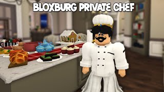 WORKING AS A BLOXBURG PRIVATE CHEF [upl. by Eleanor390]