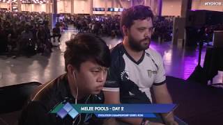 EVO 2018  Hungrybox Vs PewPewU Marth Melee Pools [upl. by Anilyx]