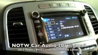 2013 Toyota Venza with aftermarket camera [upl. by Eugenle]