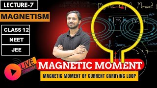 Moving Charge And Magnetism Class 12  Magnetic Moment  Magnetic Moment Physics  Class 12  NEET [upl. by Nedgo875]