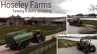 Tanking amp Slurry Spreading  Hoseley Farms [upl. by Nirad]