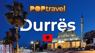 DURRES Albania 🇦🇱 Evening Tour  4K 60fps UHD [upl. by Ynohtnaeoj]