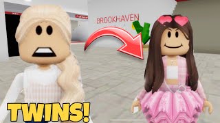 MY BULLY WAS SECRETLY MY TWIN SISTER Brookhaven Roleplay [upl. by Lashondra]