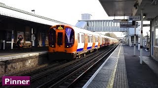 Pinner  Metropolitan line  London Underground  S8 Stock [upl. by O'Donnell]