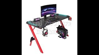 Steel Furniture Warehouse  120cm RShaped Gaming Desk [upl. by Zara821]