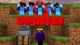 Minecraft Manhunt But Theres an Imposter [upl. by Lenee233]