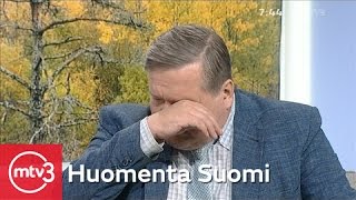 Laurille Suuri juontaja palkinto  Huomenta Suomi  MTV3 [upl. by Kcirddehs428]