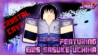 Crystal Cavern Raid featuring EMS Sasuke  All Star Tower Defense [upl. by Tireb]