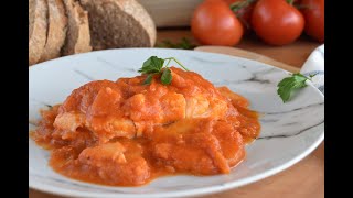 Bacalao con tomate y patatas PERFECTO [upl. by Wiencke]