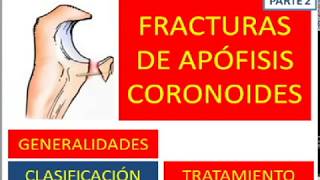 fracturas de apofisis coronoides parte 2 [upl. by Nrublim309]