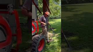 Lifting a chunky walnut tree [upl. by Annerb]