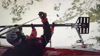 Rettung eines Bergsteigers durch die Air Zermatt vom Solvaybiwak [upl. by Kirchner400]