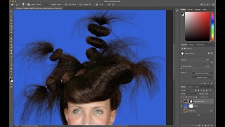 Tuto Photoshop  Détourage cheveux avancé  Sélectionner et masquer [upl. by Trista]