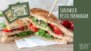 Recept Sandwich met pesto en parmaham [upl. by Jackqueline]