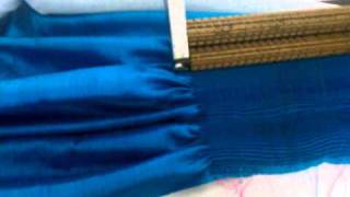 How to pleat silk dupioni part two [upl. by Amadeus]