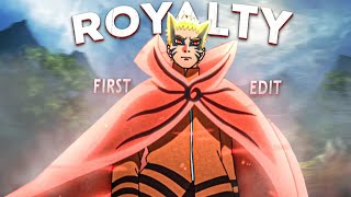 Naruto vs Ishiki Baryon Mode Royalty EditAMV [upl. by Livingstone]