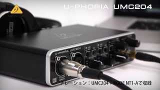 BEHRINGER  USB接続オーディオインターフェイス UMC204 [upl. by Elaine]