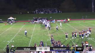 Spencerport v Victor Football 102023 [upl. by Notrab]