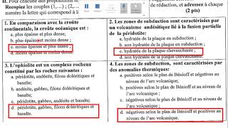 2 bac svt pc biof 2018rat  correction examen national geologie interne [upl. by Hedy]