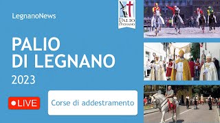 Palio di Legnano Corse di addestramento [upl. by Annahsat]