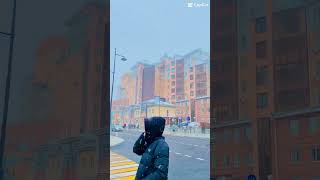 Snowfall in Tyumen Russia 2024shorts [upl. by Rydder]