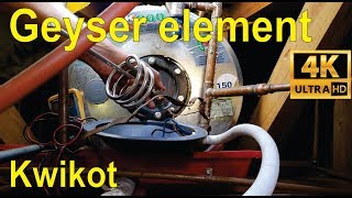 How to change a geyser element and thermostat  step by step explanation Kwikot [upl. by Newell]